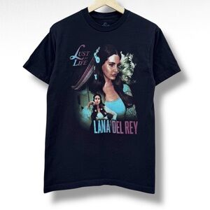Lana Del Rey Lust for Life 2018 LA To The Moon Tour T-Shirt Black Size Medium